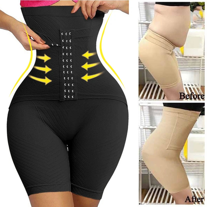 Women Body Shaper Tummy Control Panties High Waist Shaper Pants Seamless Shapewear Postpartum Panties Waist Trainer